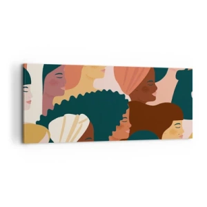 Vászonkép - Csak a nőiesség - 120x50 cm