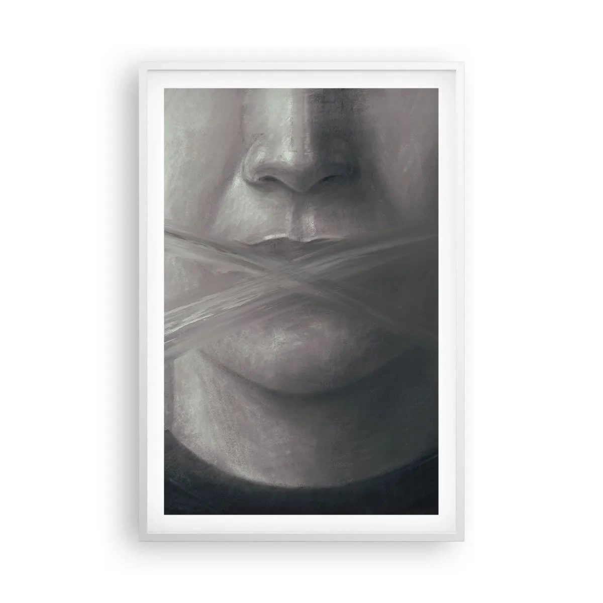 Poszter fekete keretben - Szó nélkül - 61x91 cm