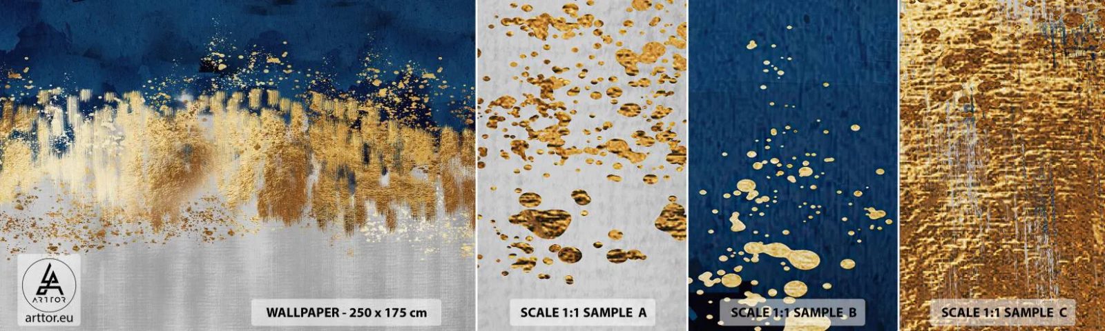 Fotótapéta Minta Standard Eco - Modern kompozíció csillogással - Darab, Art Deco, Fényesség - 100x30 cm