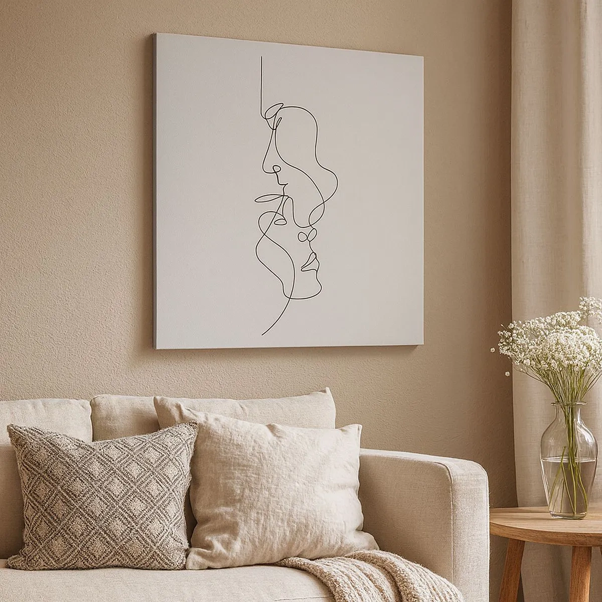 Vászonkép - Gyászos sóvárgás - 30x30 cm