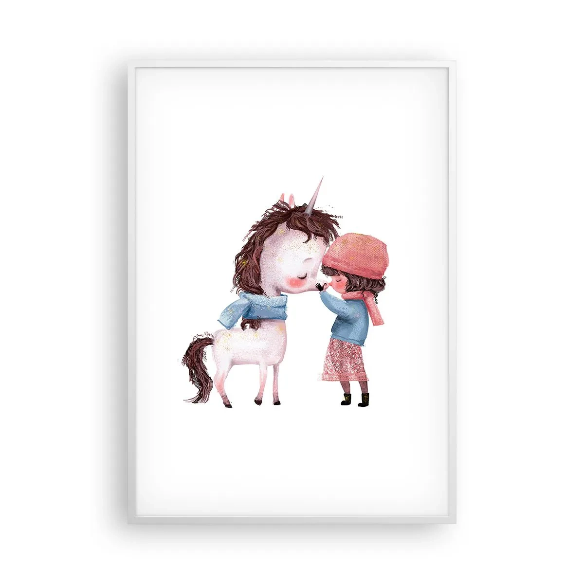 Poszter fekete keretben - Téli mese - 70x100 cm