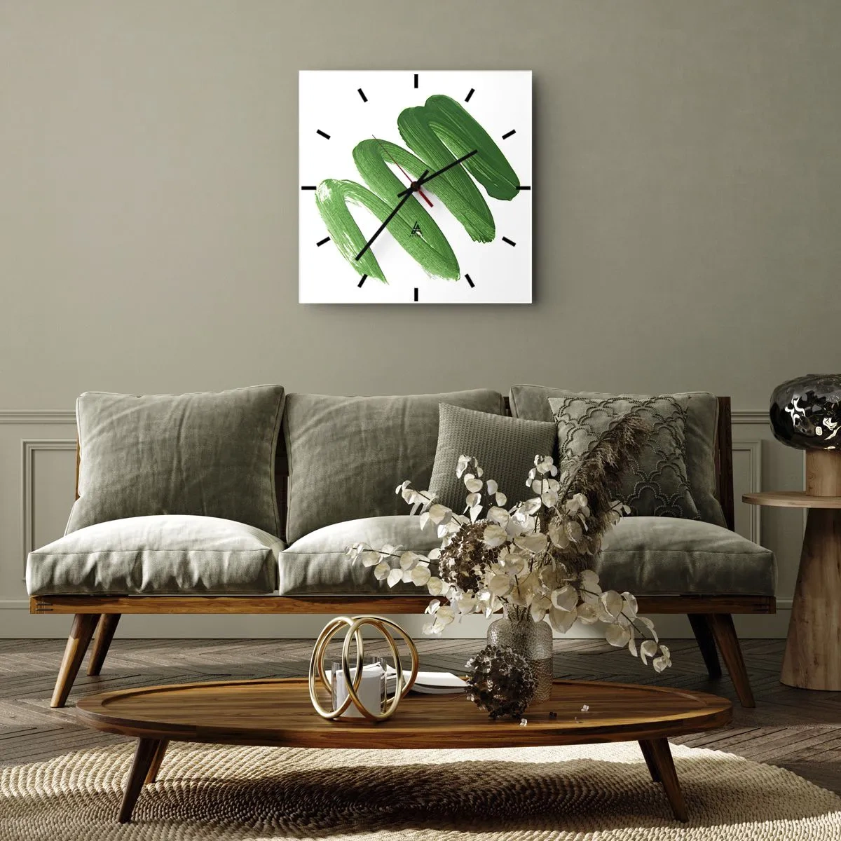 Falióra, Óra - Egy zöld vicc - 30x30 cm