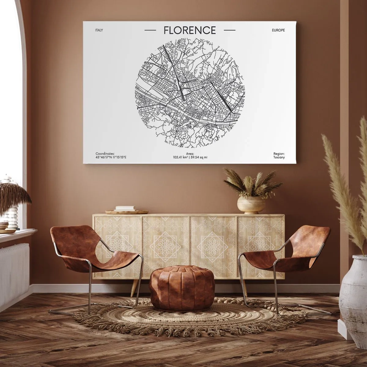 Vászonkép - Firenze anatómiája - 70x50 cm