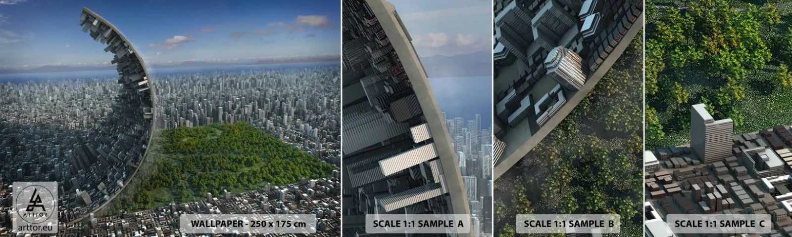 Fotótapéta Minta Standard Eco - A természet örök - Absztrakció, Építészet, Tervezés - 100x30 cm