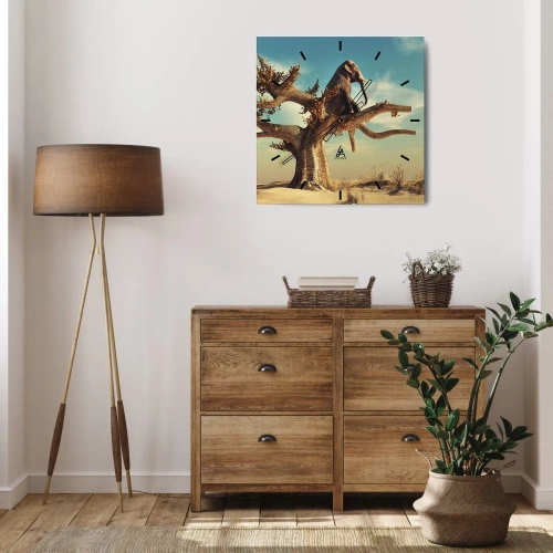 Falióra, Óra - Egy új nézőpont - 30x30 cm