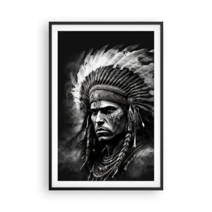 Poszter fehér keretben - Vezér és harcos - 61x91 cm