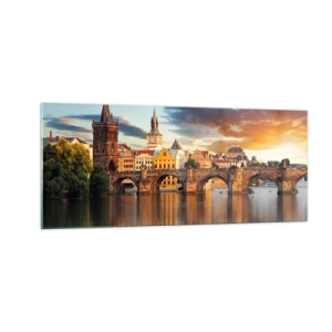 Üveg kép - Évszázadok óta gyönyörű - 100x40 cm