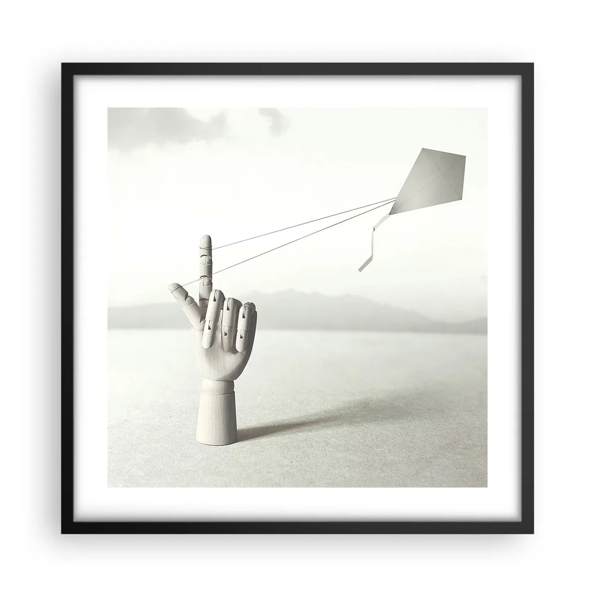 Poszter fehér keretben - Erőpróba - 50x50 cm