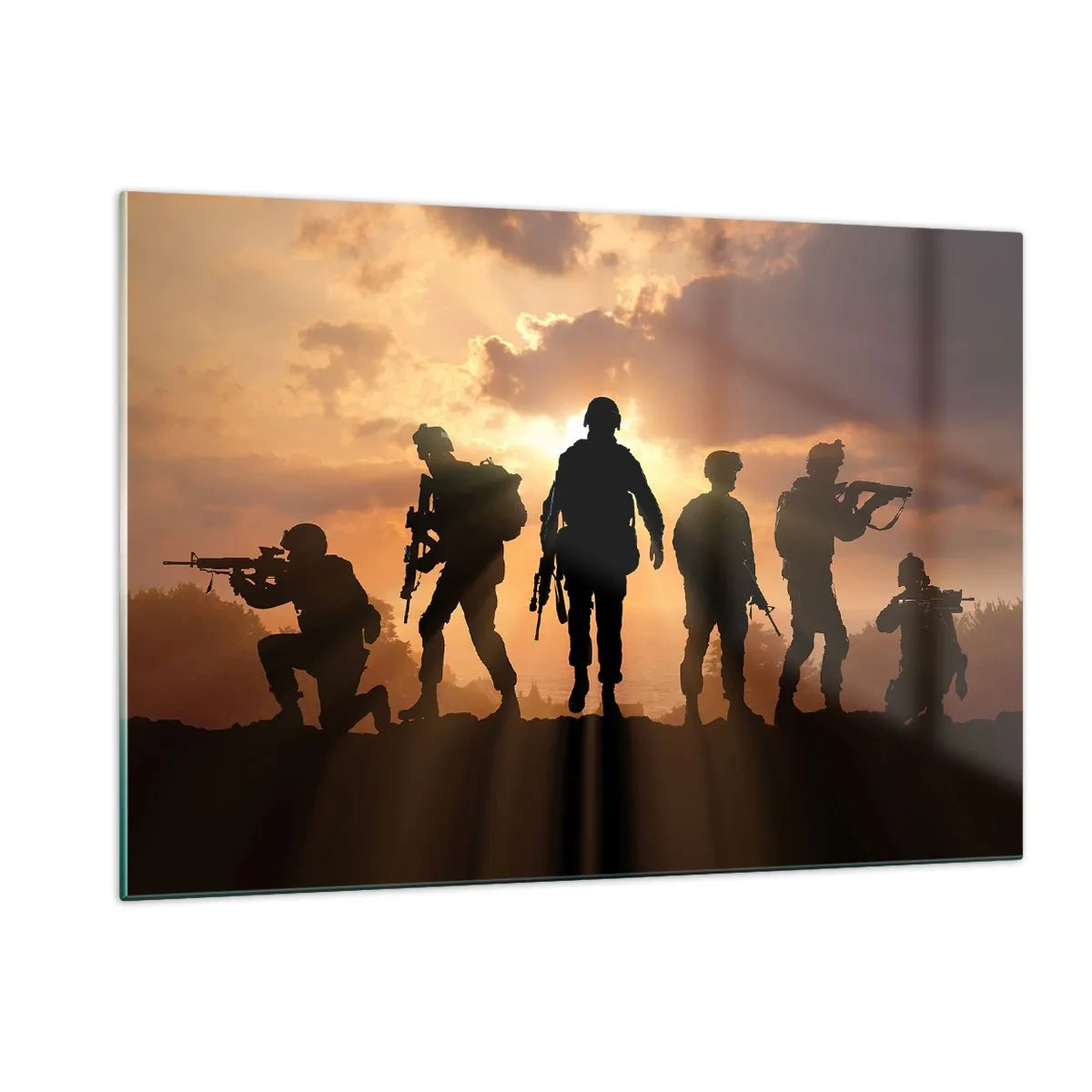 Üveg kép - Brothers in arms - 120x80 cm