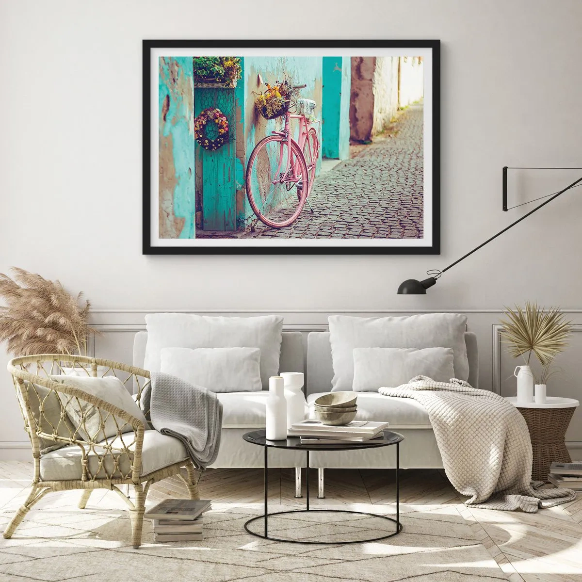 Poszter fehér keretben - Mindjárt visszajövök - 70x50 cm