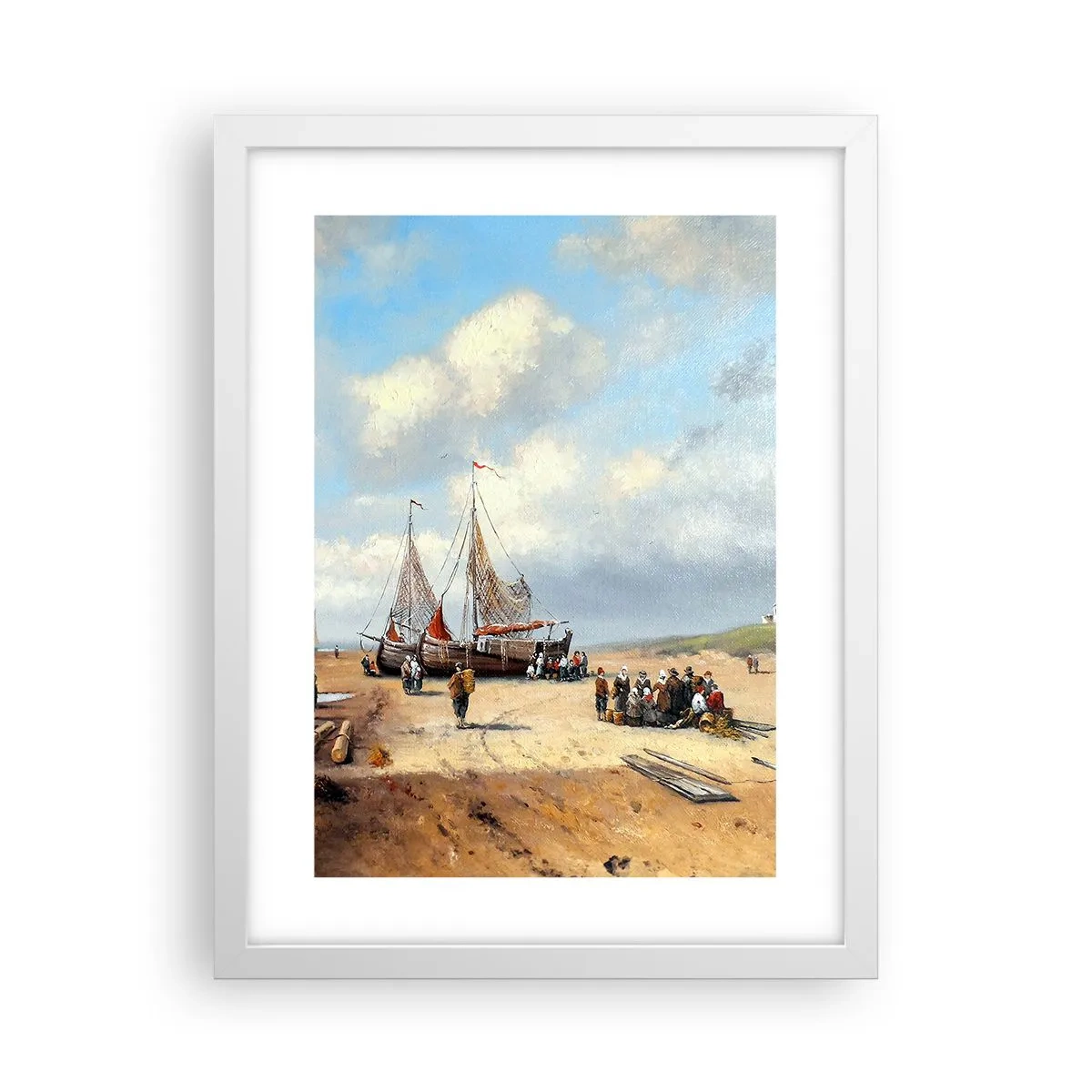 Poszter fekete keretben - Egy sikeres fogás után - 30x40 cm