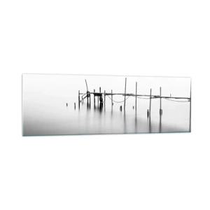 Üveg kép - Mi van, ha nincs világ? - 160x50 cm