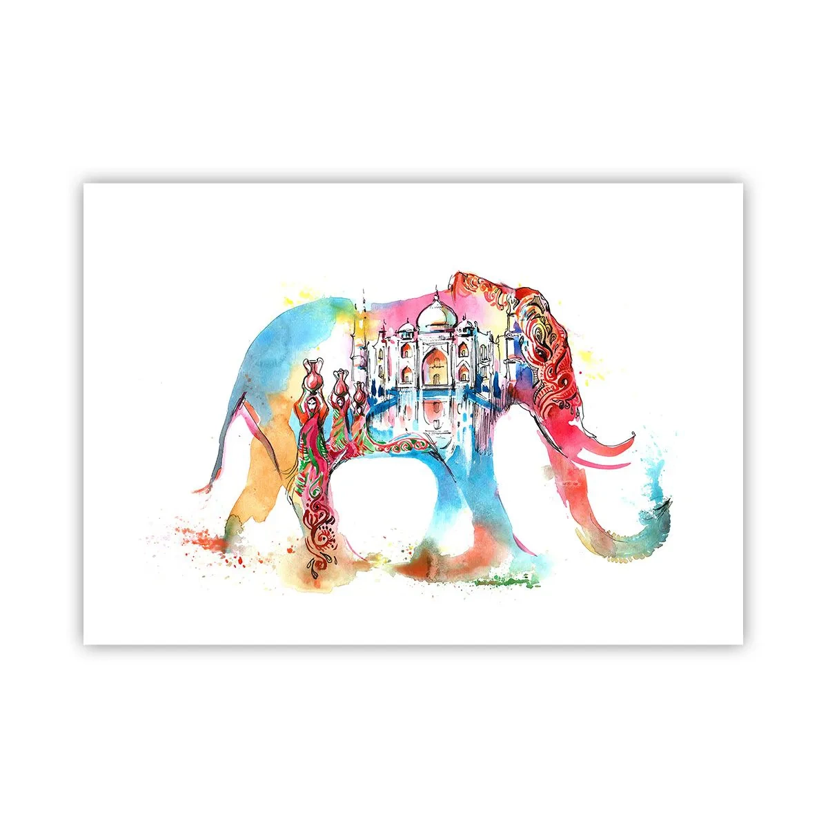 Poszter - India - a szerelem aurája - 100x70 cm