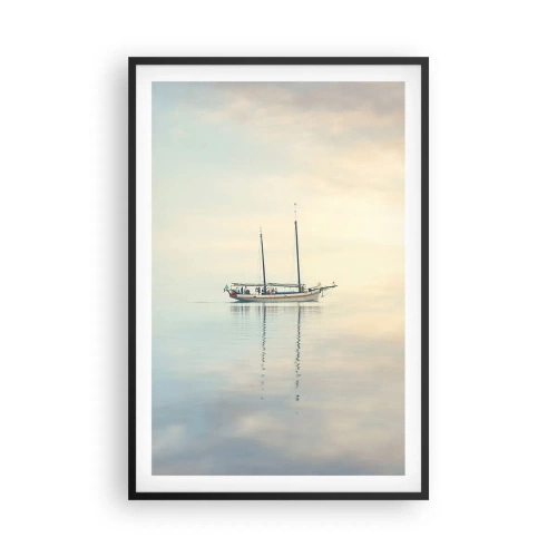 Poszter fehér keretben - A csend tengerében - 61x91 cm