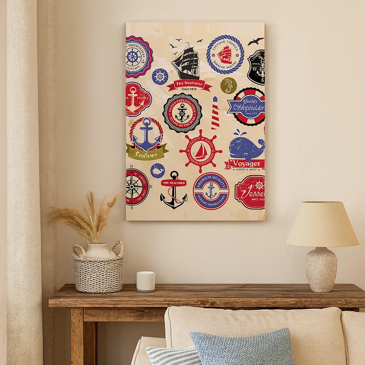 Vászonkép - Vitorlás testvériség - 50x70 cm