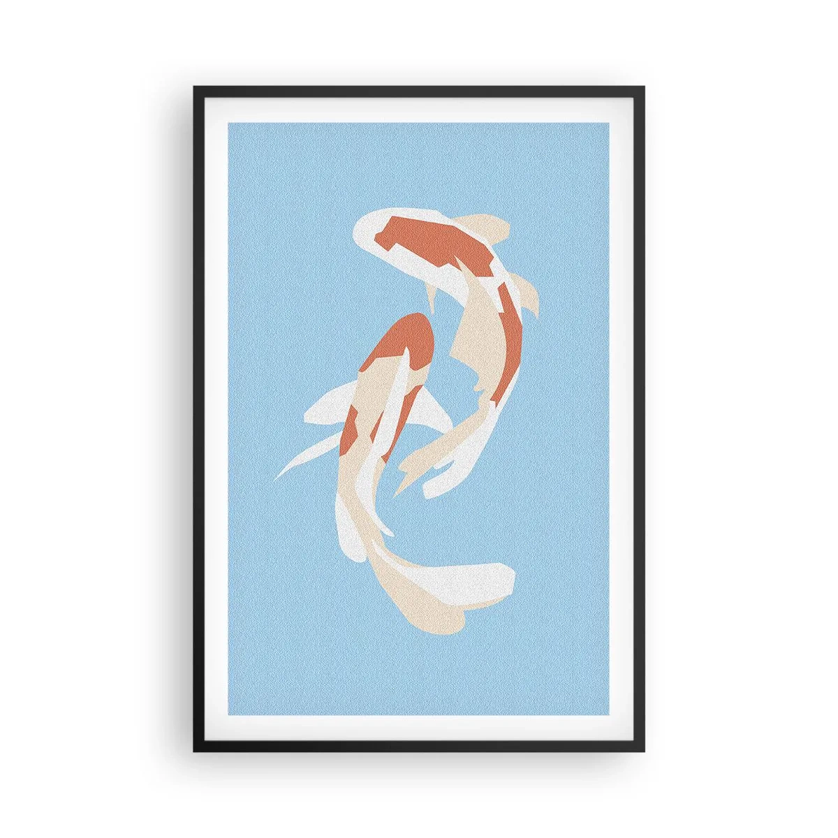 Poszter fehér keretben - Spontán szinkronúszás - 61x91 cm