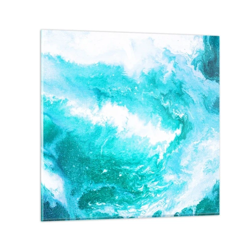 Üveg kép - Az elem magjában - 70x70 cm