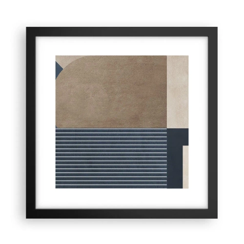 Poszter fehér keretben - Az egyszerűség és a kerekség kompozíciója - 30x30 cm