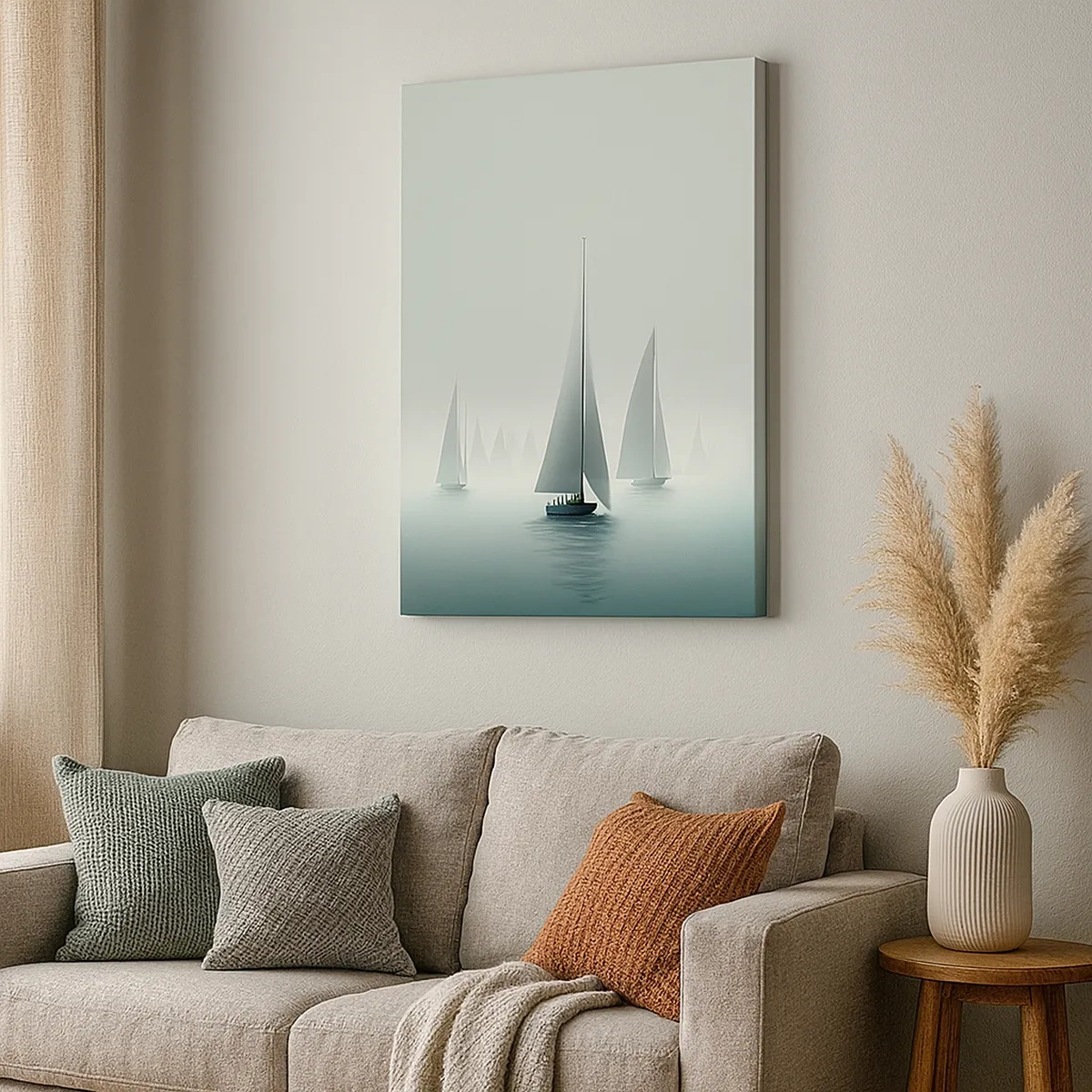 Vászonkép - Ködből épült - 50x70 cm