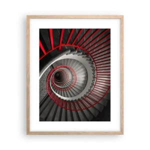 Poszter világos tölgy keretben - Építészeti játékok - 40x50 cm