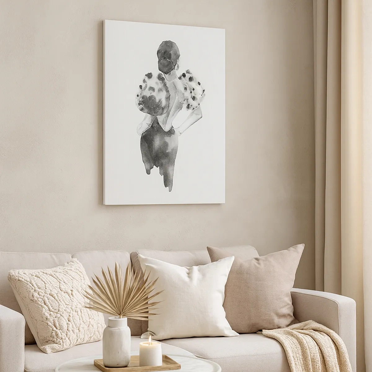 Vászonkép - Egyenesen elsétált mellettem - 50x70 cm