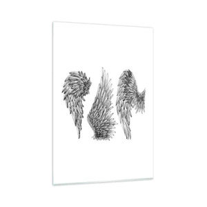 Üveg kép - Te is lehetsz angyal - 80x120 cm