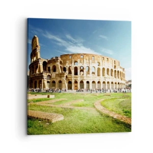 Vászonkép - Még mindig halljuk a pisztoly csörömpölését - 70x70 cm