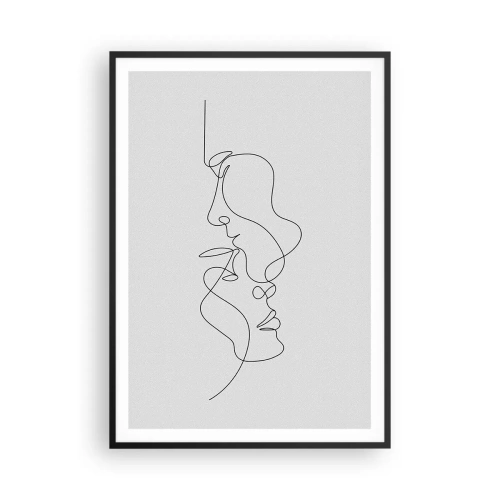 Poszter fehér keretben - Gyászos sóvárgás - 70x100 cm