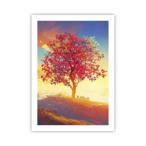 Poszter - Zarándok a célállomáson - 50x70 cm