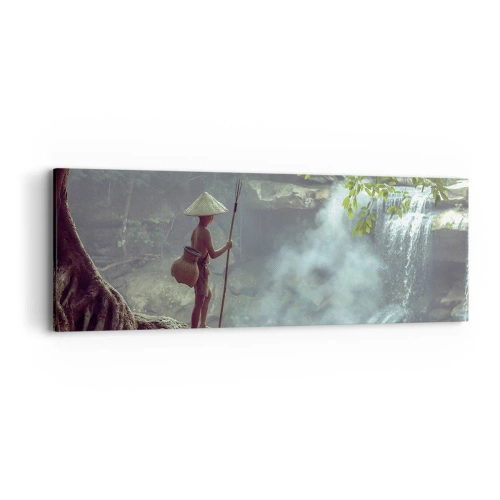 Vászonkép - Barátságban a természettel - 90x30 cm