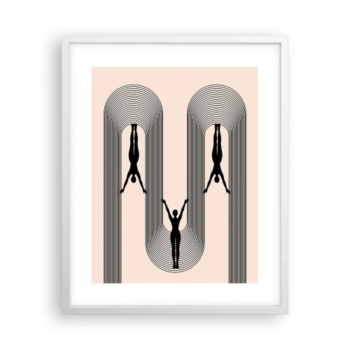 Poszter fekete keretben - Fejjel lefelé - 40x50 cm