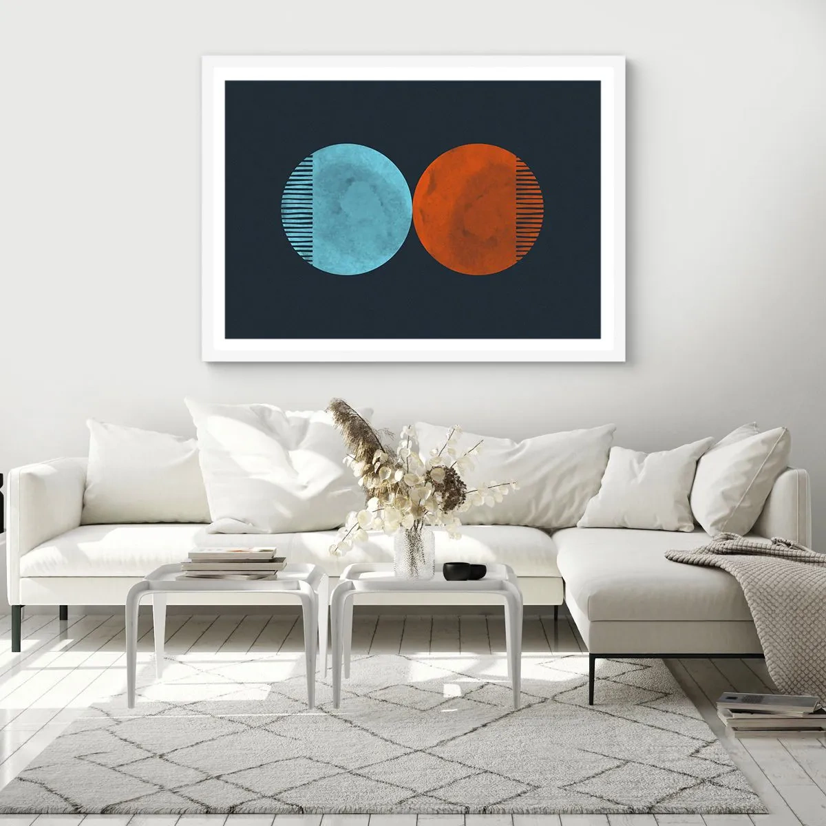 Poszter fekete keretben - Csak a geometria? - 91x61 cm