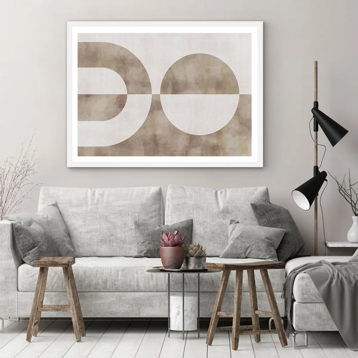 Poszter fekete keretben - Hasonlóságok és különbségek - 70x50 cm