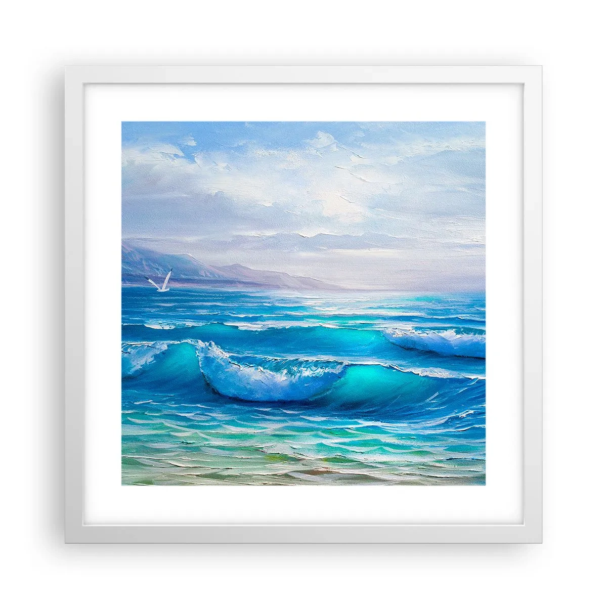 Poszter fekete keretben - Megkönnyebbülést hoz - 40x40 cm