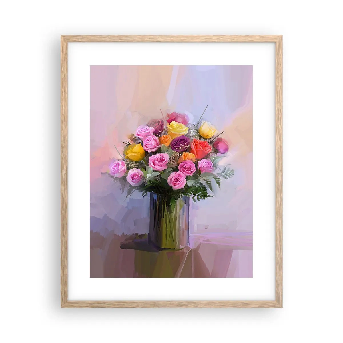 Poszter világos tölgy keretben - Megtartott szépség - 40x50 cm