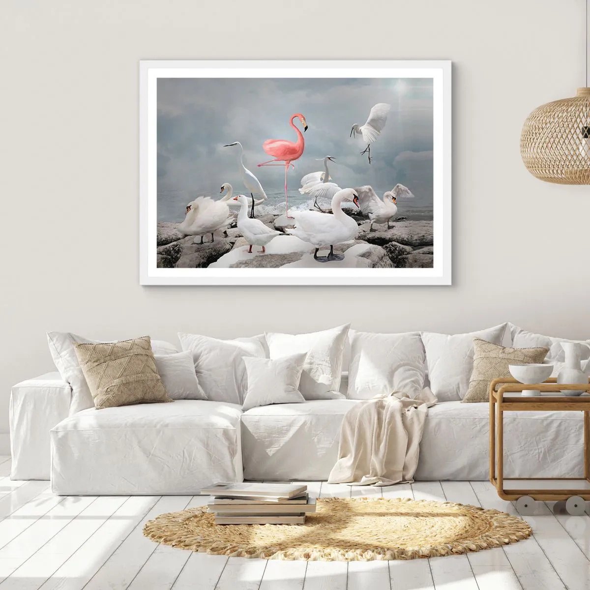 Poszter fekete keretben - Hogy kerültem ide? - 50x40 cm