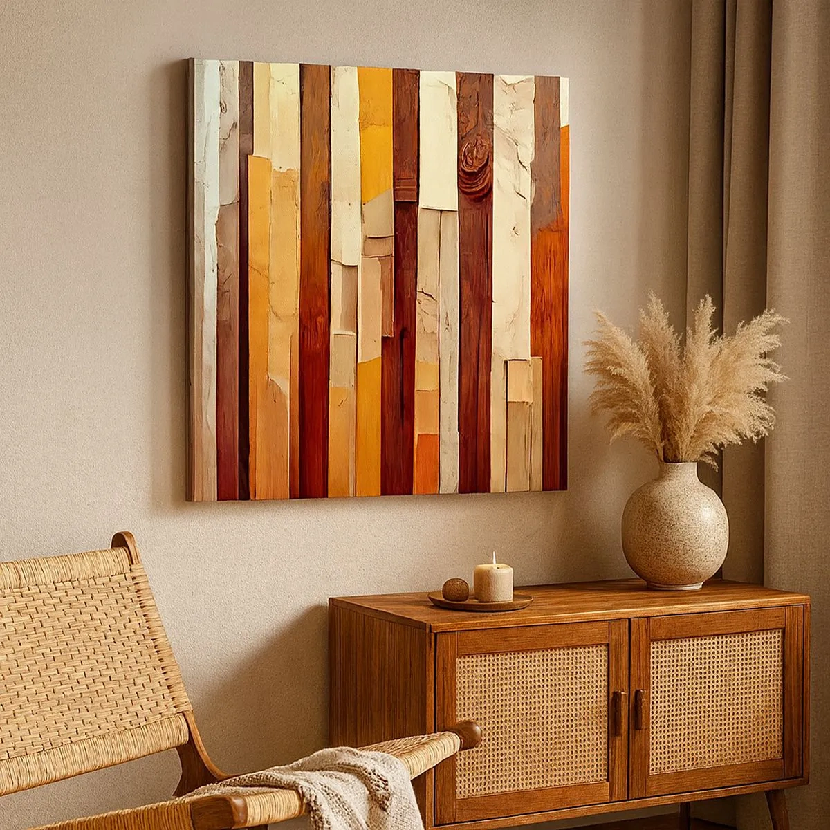 Vászonkép - Az erdei fák himnusza - 30x30 cm