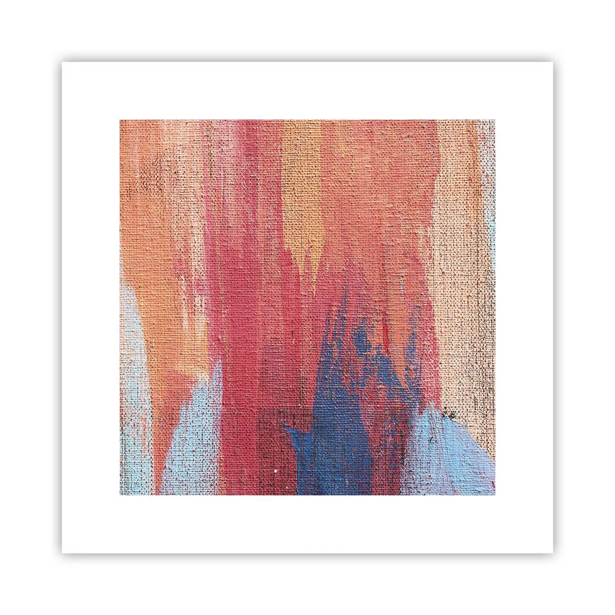 Poszter - Szivárványon kiúszva - 30x30 cm