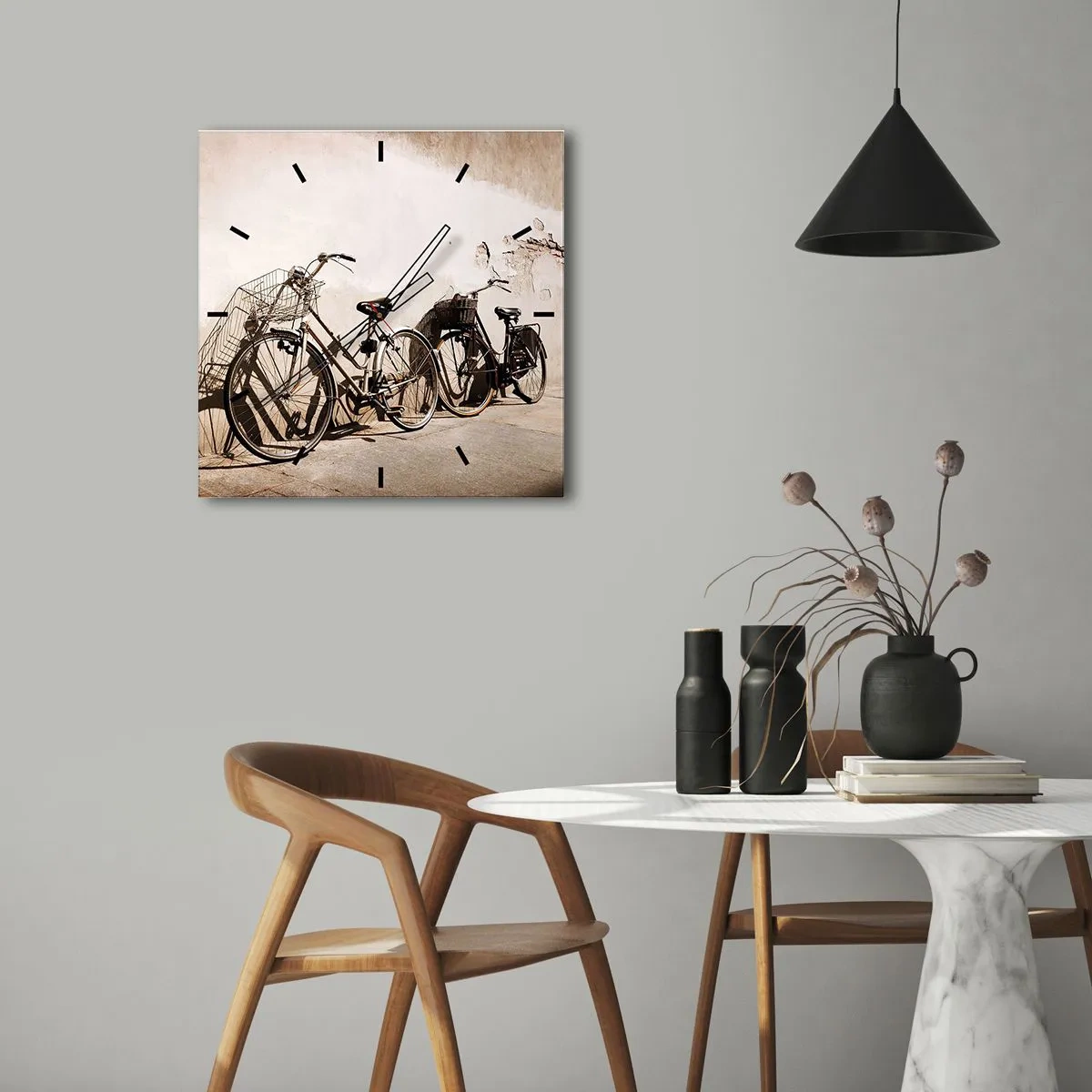 Falióra, Óra - A múlt felejthetetlen varázsa - 40x40 cm