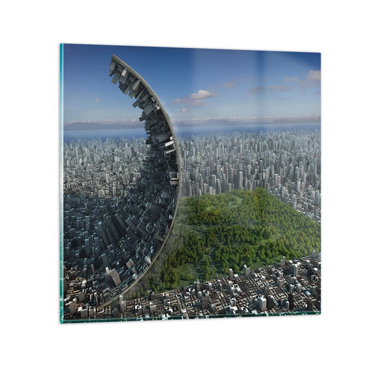 Üveg kép - A természet örök - 40x40 cm