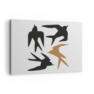 Vászonkép - Fecske játékok - 100x70 cm