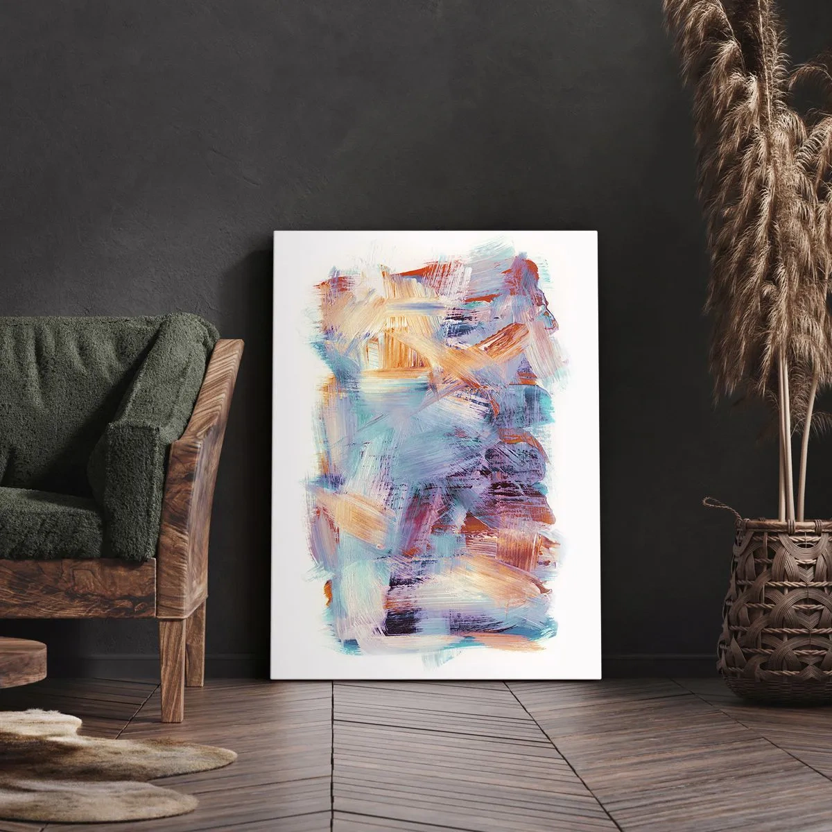 Vászonkép - Színes rendetlenség - 45x80 cm