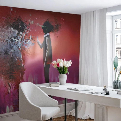 Fotótapéta Premium Canvas - Tudsz magadba nézni? - Absztrakció, Darab, Emberek - 300x210 cm