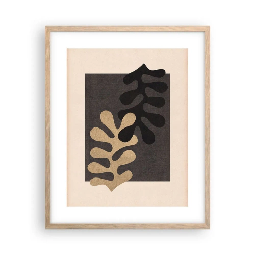 Poszter világos tölgy keretben - Hiány és kiegészítés - 40x50 cm