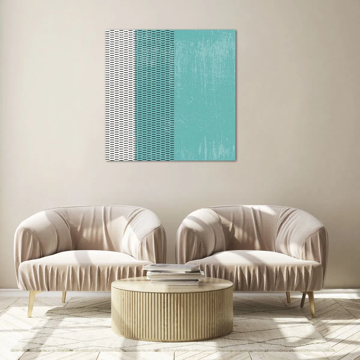 Üveg kép - Kiegyensúlyozott kompozíció - 60x60 cm