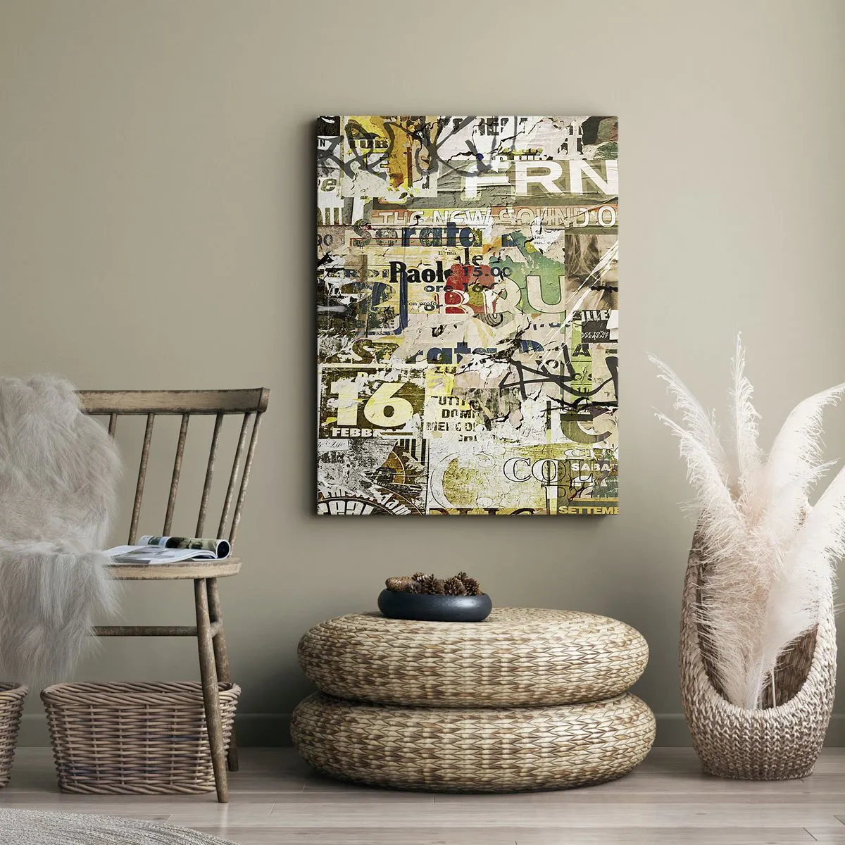 Vászonkép - Ej, történik… - 50x70 cm