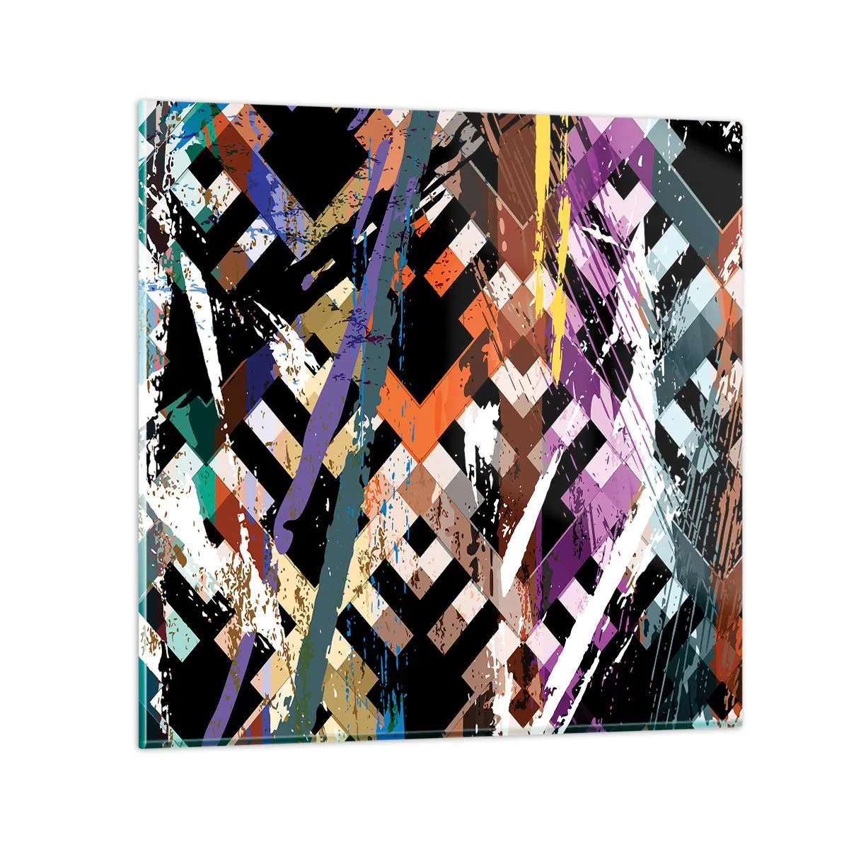 Üveg kép - A négyzeten - 60x60 cm