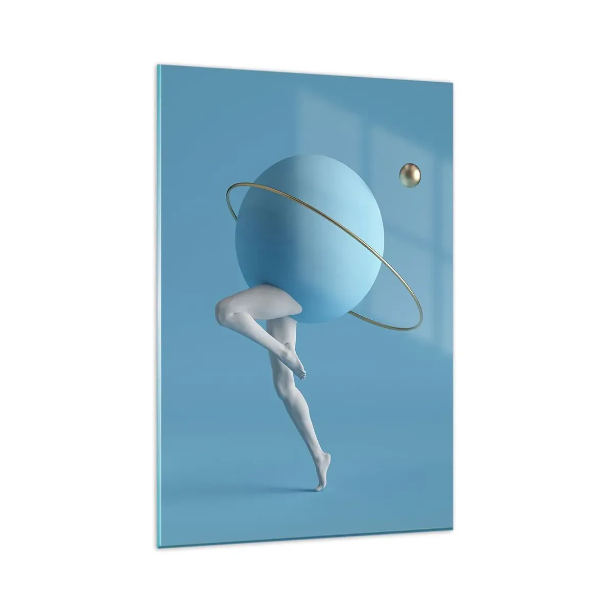 Üveg kép - És a bolygók megbolondulnak - 80x120 cm