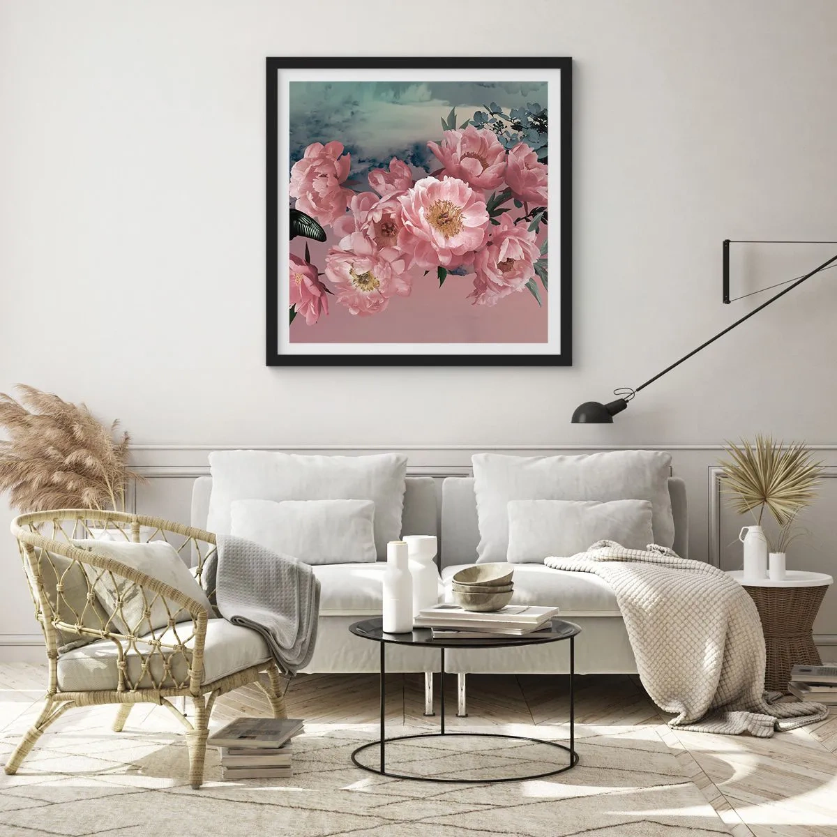 Poszter fehér keretben - A romantika csúcsa - 50x50 cm