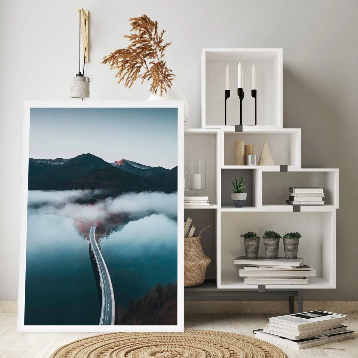 Poszter - Tükörsima víz felett - 50x70 cm